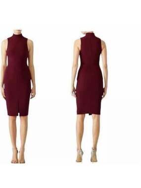 Classiques Entier burgundy/wine dress Size 16 #0059